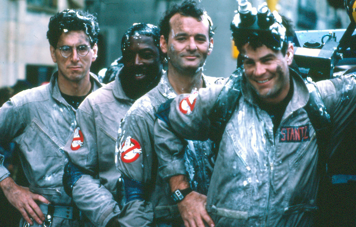 Ghostbusters (1984) Dan Aykroyd, Bill Murray, Harold Ramis, Ernie Hudson Credit: Columbia Pictures/Courtesy The Neal Peters Collection