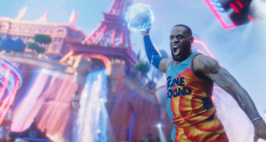LeBron James in SPACE JAM: A NEW LEGACY. Copyright: © 2021 Warner Bros. Entertainment Inc. All Rights Reserved. Photo Credit: Courtesy Warner Bros. Pictures
