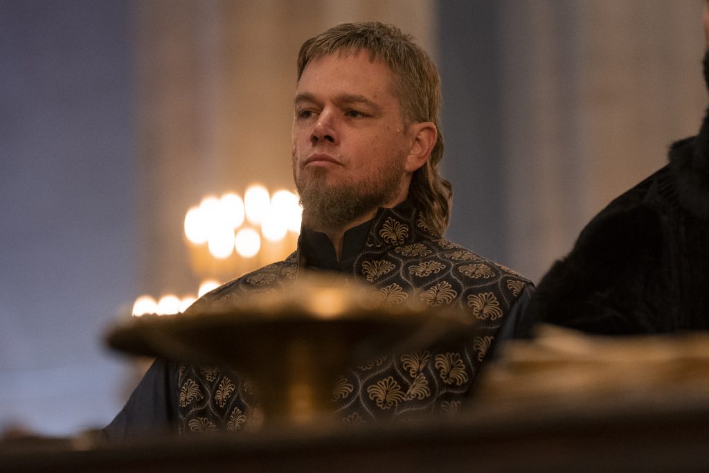 Matt Damon (Jean de Carrouges) in The Last Duel - Credits: Jessica Forde. © 2021 20th Century Studios. All Rights Reserved.