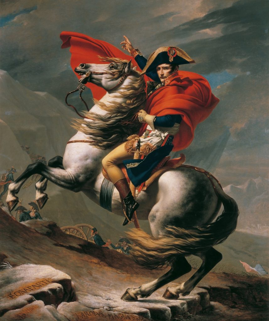 Napoleone al Gran San Bernardo, Jacques Louis David - Google Cultural Institute Österreichische Galerie Belvedere - Nexo Digital