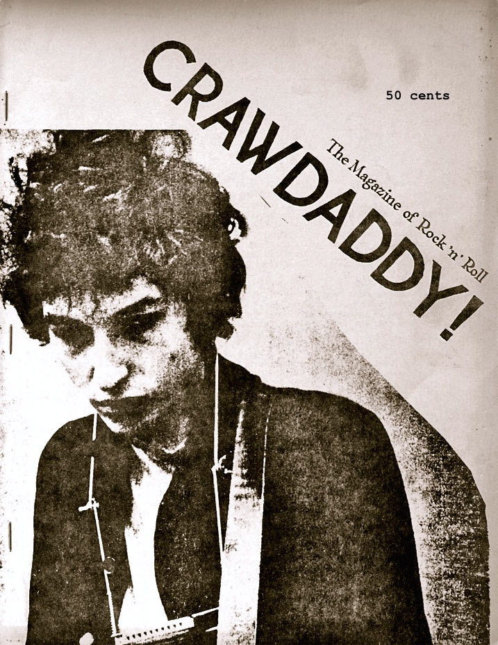 La copertina del primo numero di Crawdaddy! (1966)