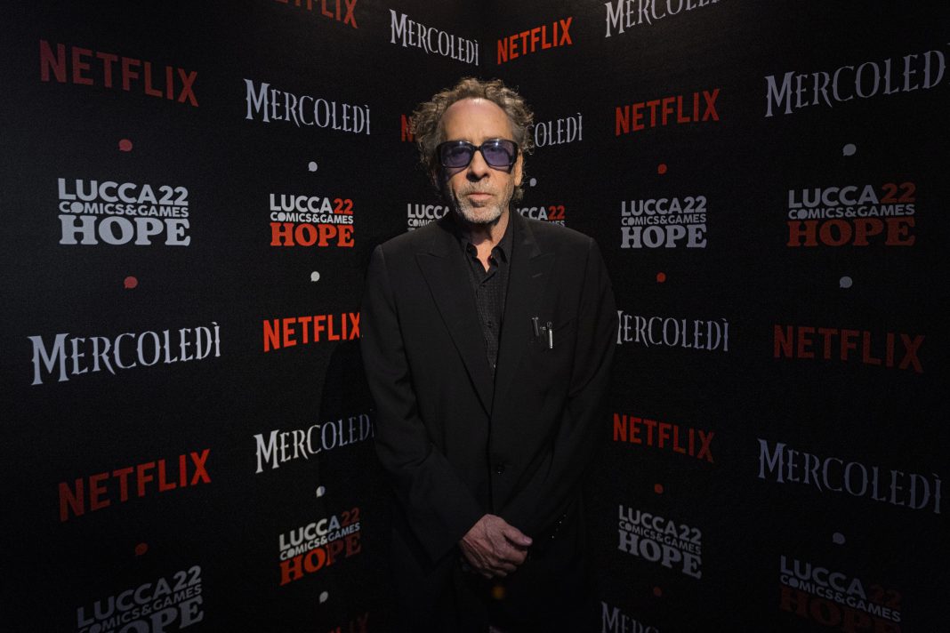 Tim Burton at Lucca Comics & Games in Lucca, 31 October 2022 Tim Burton a Lucca Comics & Games, 31 ottobre 2022
