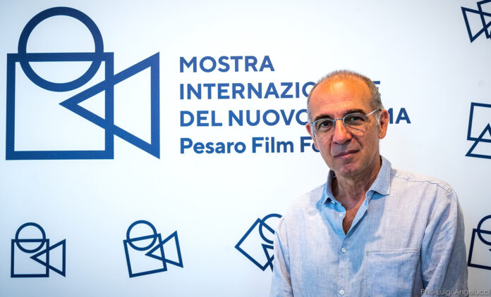 Giuseppe Tornatore al Pesaro Film Festival. Foto di Luigi Angelucci