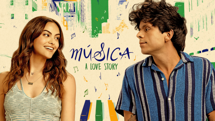 Camila Mendes e Rudy Mancuso nel poster di Música, film originale Prime Video: la recensione