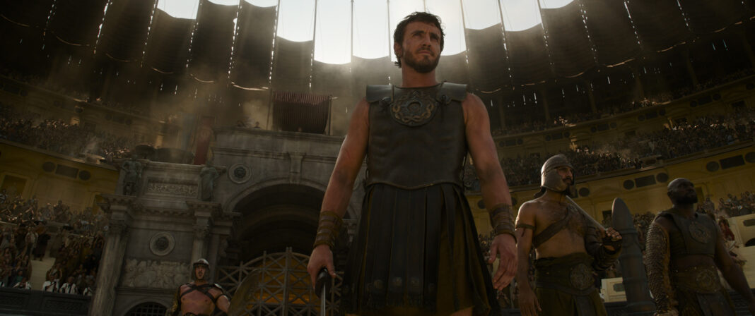 Il-gladiatore_2_Paramount_Pictures. Paul Mescal plays Lucius in Gladiator II from Paramount Pictures.