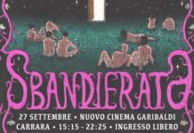 SBANDIERATƏ, la rassegna di documentari queer, in programma domenica 27 settembre al Nuovo Cinema Garibaldi di Carrara
