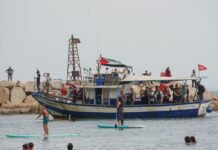 Venice4Palestine: “La Flotilla sbarcherà al Lido battendo bandiera palestinese” CC BY 4.0, Global Sumud Flotilla Sidi Bou Said Tunis Tunisia