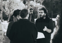 Matteo Damiani sul set di TUTTO L’UNIVERSO